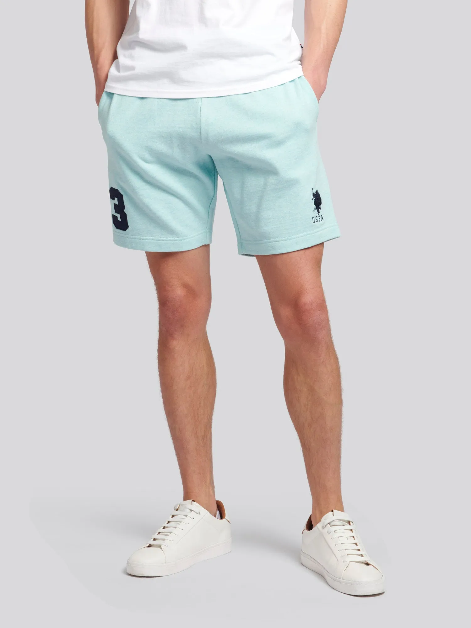 Mens Player 3 Sweat Shorts in Atomizer Marl